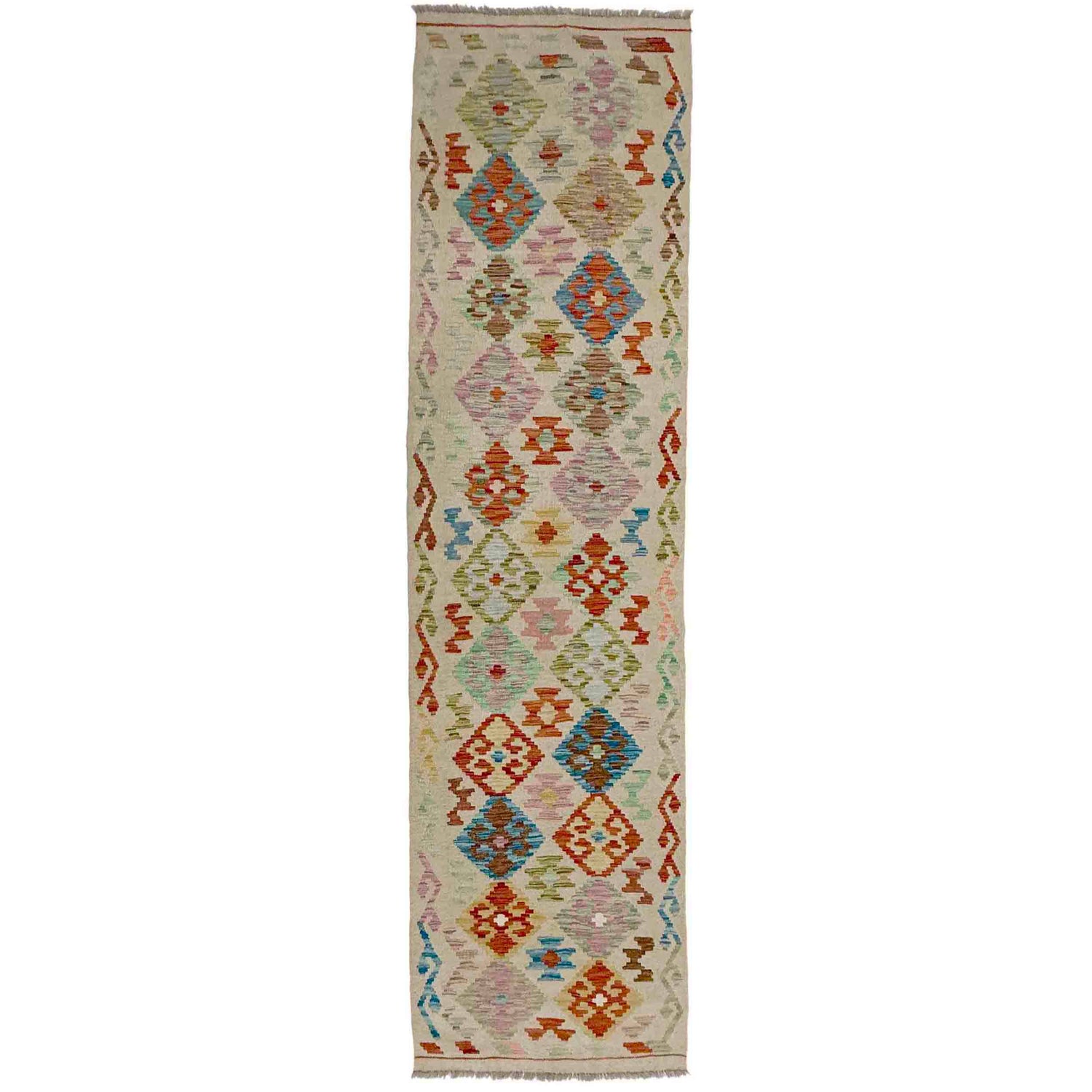 Vegetable Kelim Runner 2' 8" x 9' 6" (ft) - No. Y39291