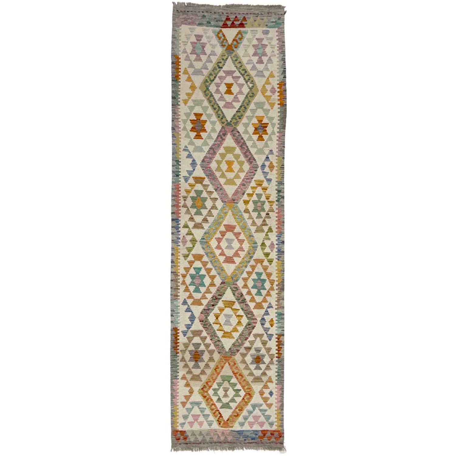 Vegetable Kilim Runner 2' 7" x 9' 10" (ft) - No. Y39292
