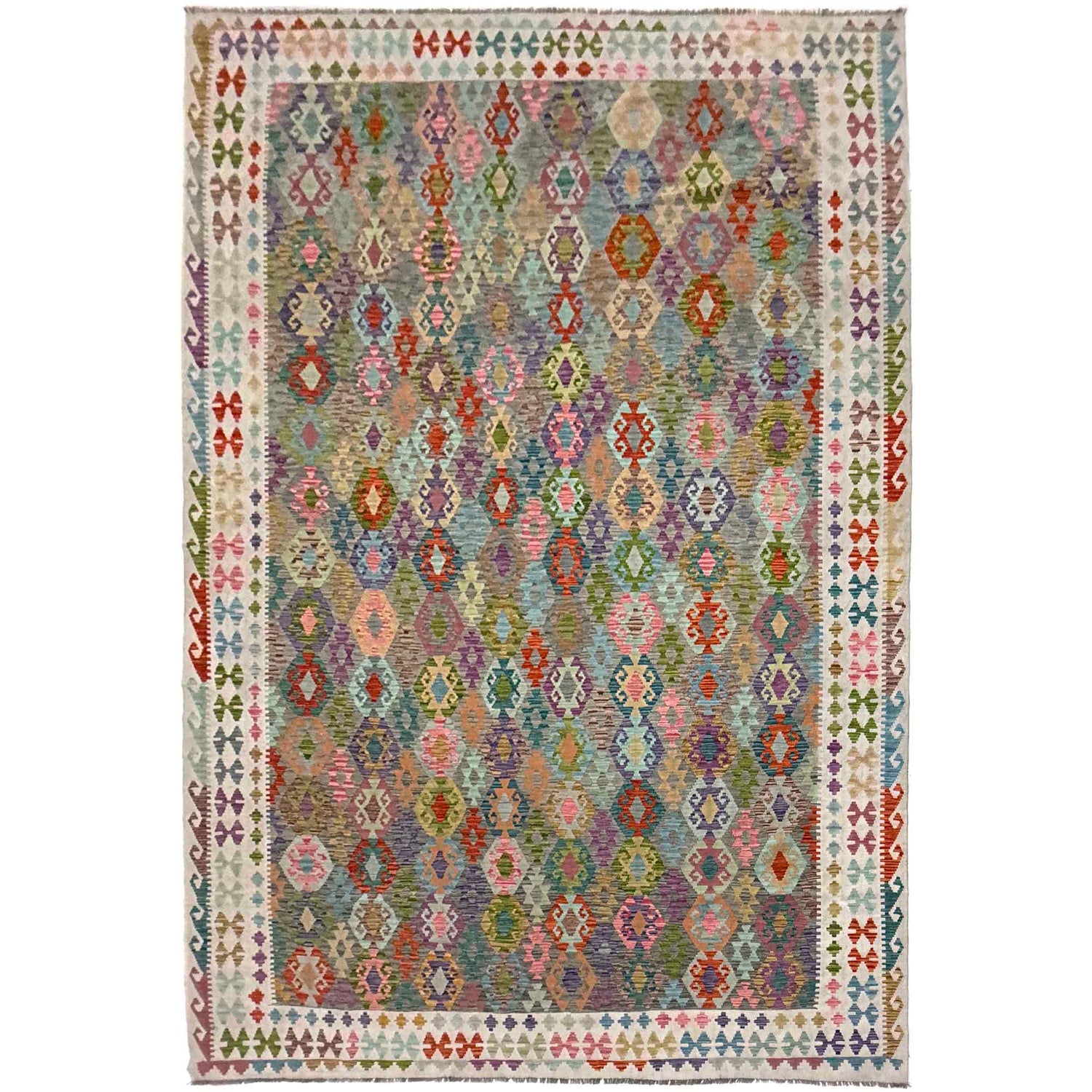 Handmade Vegetable Kilim 10' 0" x 16' 4" (ft) - No. Y39305
