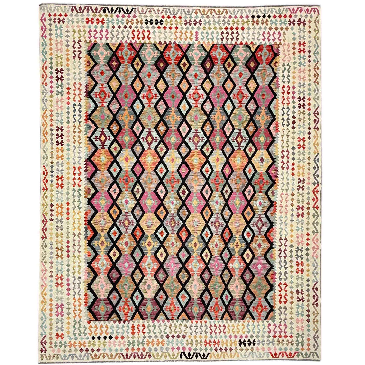 Handmade Vegetable Kelim 13' 3" x 18' 10" (ft) - No. Y39309
