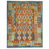 Handmade Vegetable Kelim 5' 8" x 7' 8" (ft) - No. Y39313