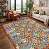 Handmade Vegetable Kilim 4' 1" x 6' 5" (ft) - No. Y39321