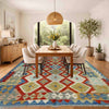 Handmade Vegetable Kilim 6' 1" x 7' 9" (ft) - No. Y39334