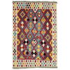 Handmade Vegetable Kelim 4' 5" x 6' 2" (ft) - No. Y39337