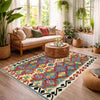 Handmade Vegetable Kilim 4' 3" x 6' 3" (ft) - No. Y39338
