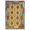 Handmade Vegetable Kelim 4' 2" x 6' 2" (ft) - No. Y39348