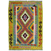 Handmade Vegetable Kilim 2' 11" x 4' 4" (ft) - No. Y39387