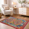 Handmade Vegetable Kilim 2' 9" x 4' 0" (ft) - No. Y39389