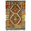Handmade Vegetable Kilim 1' 11" x 3' 0" (ft) - No. Y39412