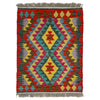 Handmade Vegetable Kelim 1' 11" x 2' 7" (ft) - No. Y39427