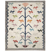 Hand Knotted Embroidery Kelim 8' 8" x 11' 10" (ft) - No. Y39435