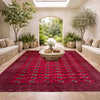 Red Color Bokhara Carpet 10' 0" x 11' 11" (ft) - No. Y39436