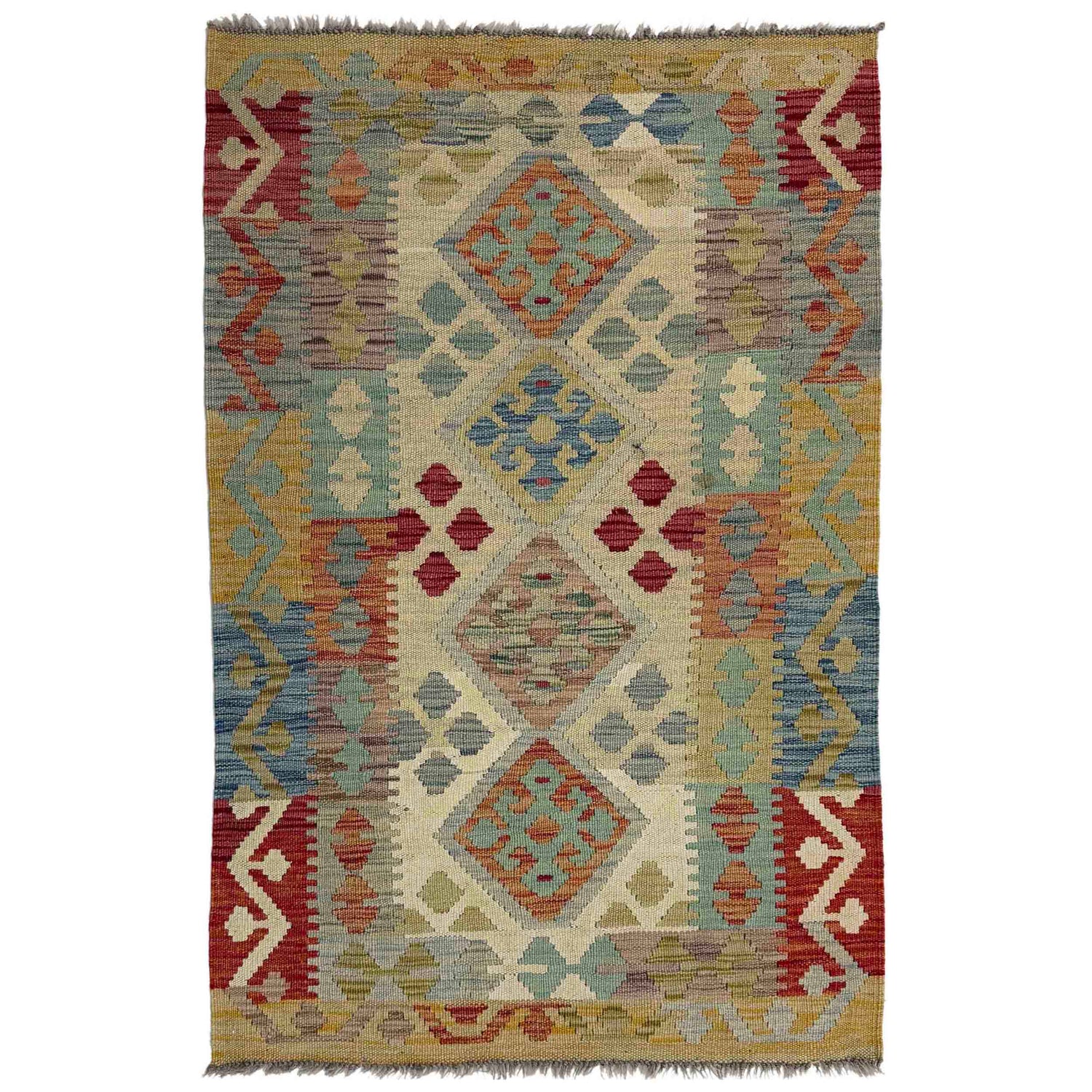 Handmade Vegetable Kelim 2' 6" x 4' 0" (ft) - No. Y39438