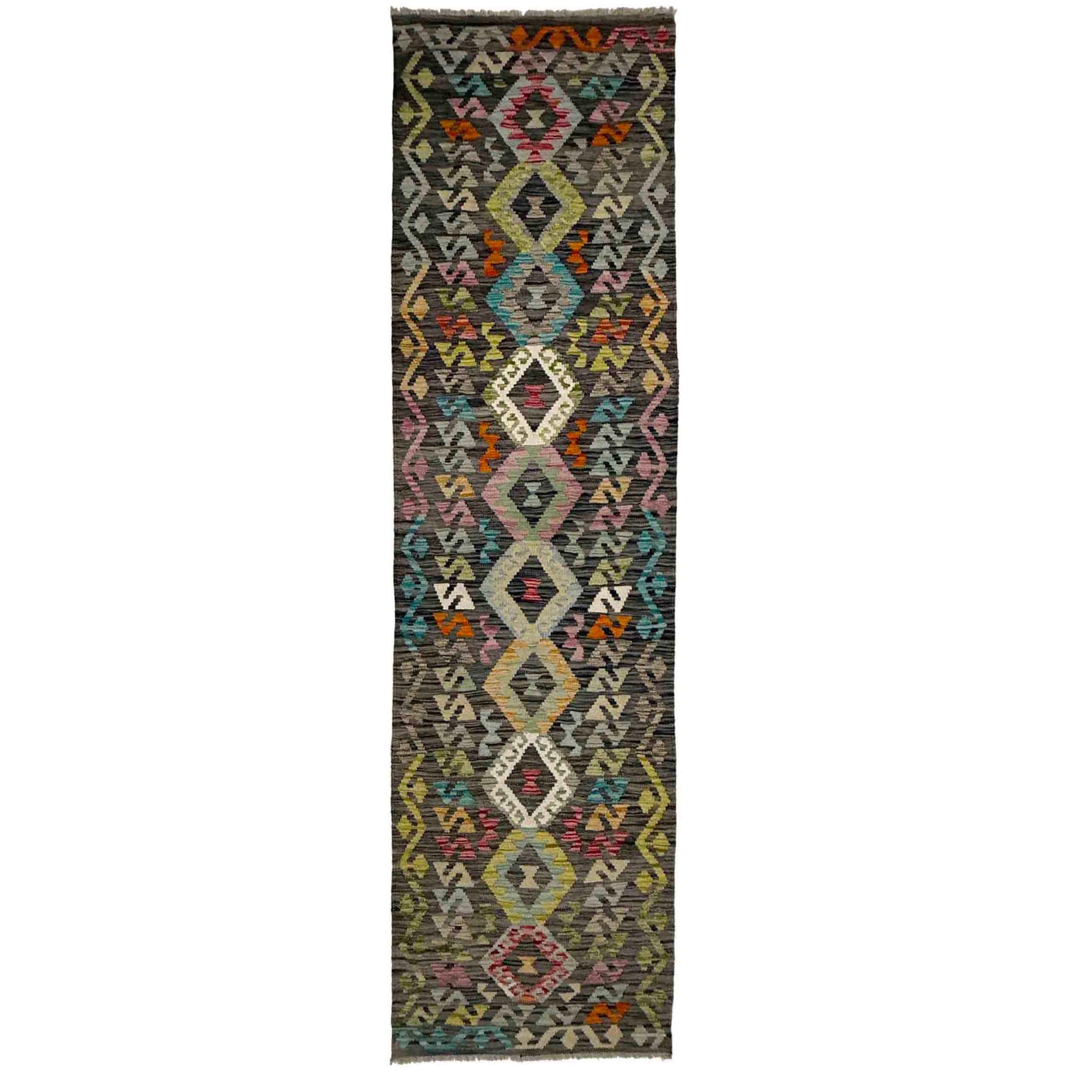 Vegetable Kelim Runner 2' 8" x 9' 9" (ft) - No. Y39442