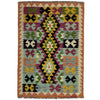 Handmade Vegetable Kilim 3' 2" x 4' 10" (ft) - No. Y39450