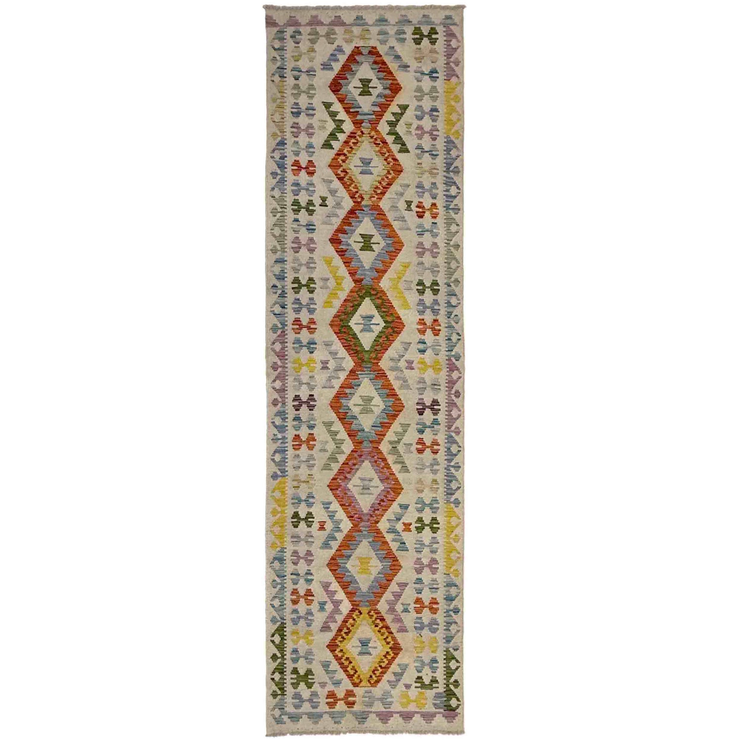 Vegetable Kilim Runner 2' 6" x 9' 8" (ft) - No. Y39453