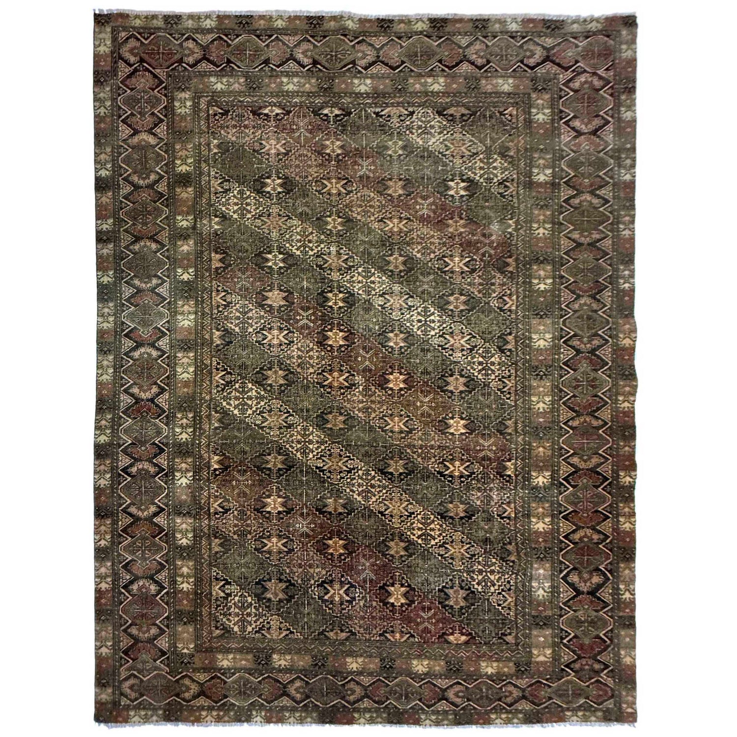 Floral Design Rug 7' 6" x 10' 10" (ft) - No. Y39454