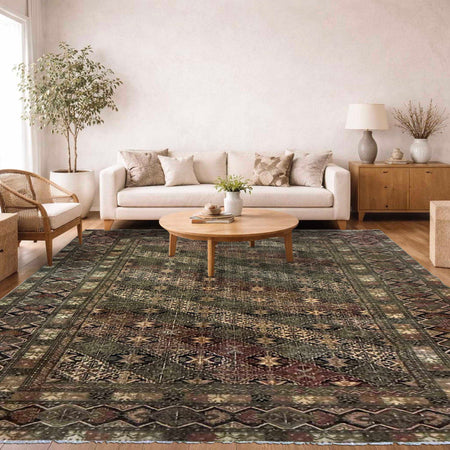 Floral Design Rug 7' 6" x 10' 10" (ft) - No. Y39454