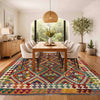 Handmade Vegetable Kelim 6' 1" x 7' 11" (ft) - No. Y39466