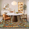 Handmade Vegetable Kilim 5' 8" x 7' 11" (ft) - No. Y39481