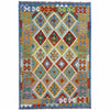 Handmade Vegetable Kilim 4' 2" x 6' 4" (ft) - No. Y39490