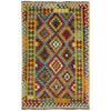 Handmade Vegetable Kelim 4' 2" x 6' 11" (ft) - No. Y39491