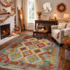 Handmade Vegetable Kilim 4' 0" x 6' 8" (ft) - No. Y39492