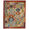 Handmade Vegetable Kilim 4' 1" x 5' 6" (ft) - No. Y39497