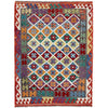 Handmade Vegetable Kilim 4' 8" x 6' 3" (ft) - No. Y39498