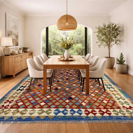 Handmade Vegetable Kilim 5' 10" x 8' 1" (ft) - No. Y39501