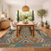 Handmade Vegetable Kilim 5' 9" x 8' 1" (ft) - No. Y39502
