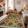Handmade Vegetable Kilim 4' 2" x 5' 10" (ft) - No. Y39503
