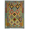 Handmade Vegetable Kelim 4' 0" x 6' 6" (ft) - No. Y39511