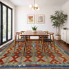 Handmade Vegetable Kelim 5' 8" x 7' 8" (ft) - No. Y39518