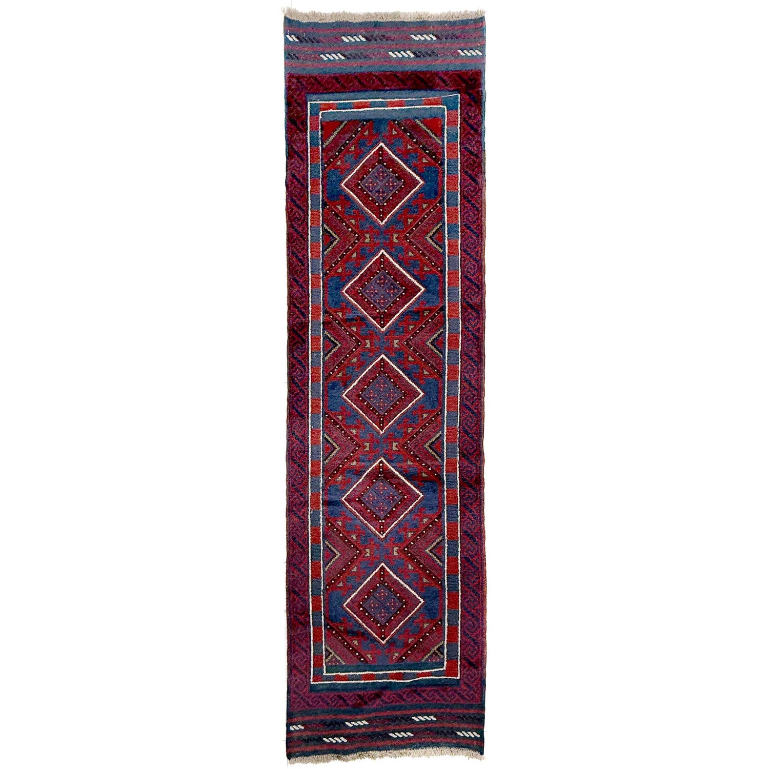 Red Color Mashwani Short Runner 2' 2" x 7' 11" (ft) - No. Y39529