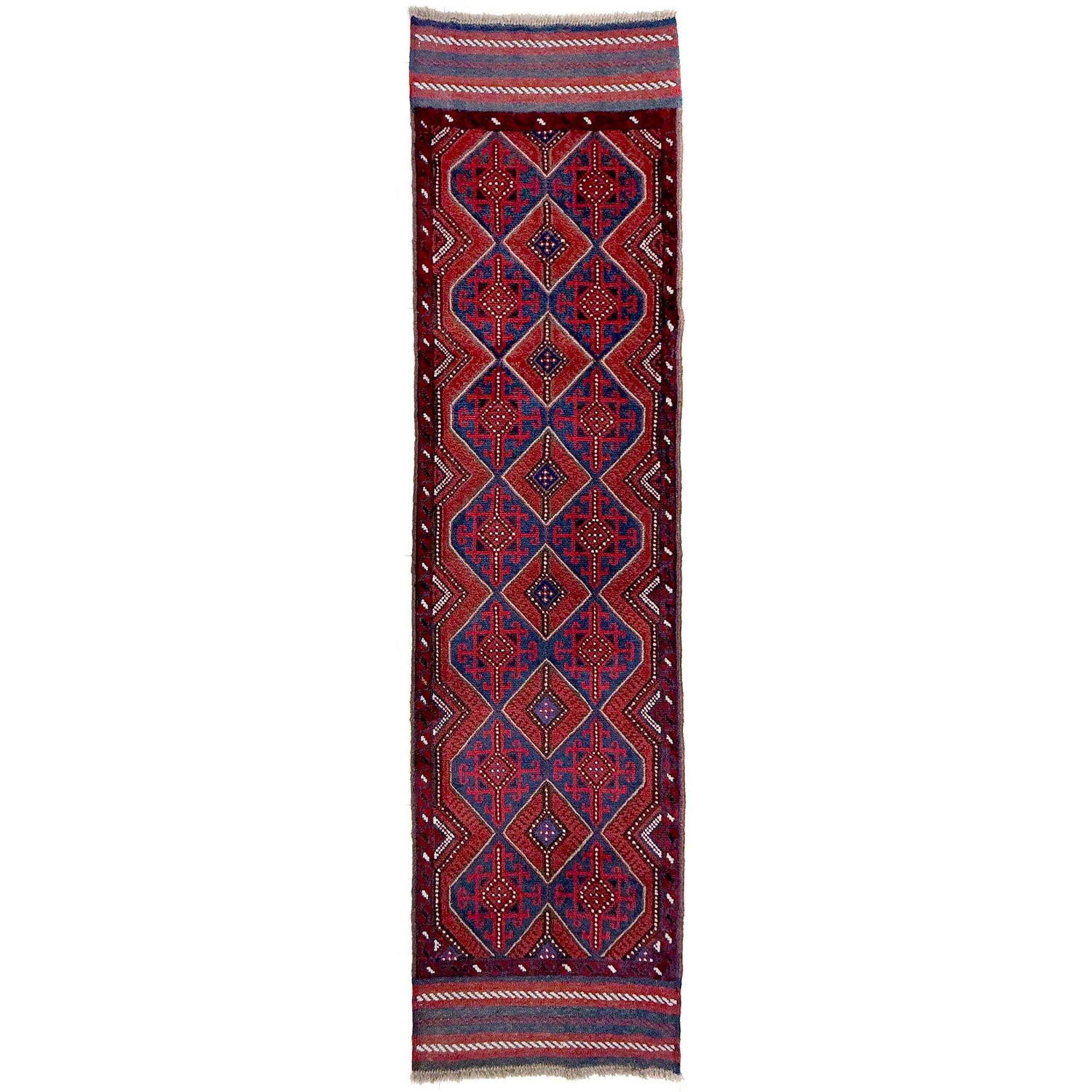 Red Color Mashwani Short Runner 2' 3" x 8' 3" (ft) - No. Y39531