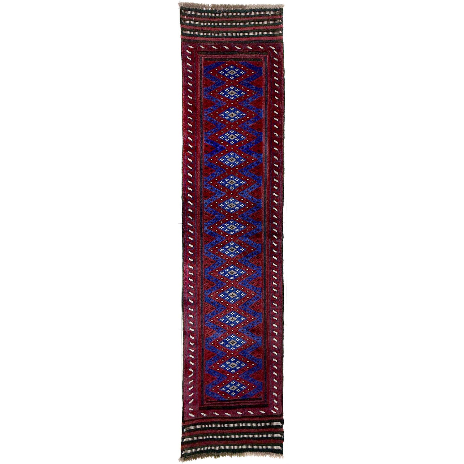 Red Color Mashwani Short Runner 1' 11" x 8' 3" (ft) - No. Y39533