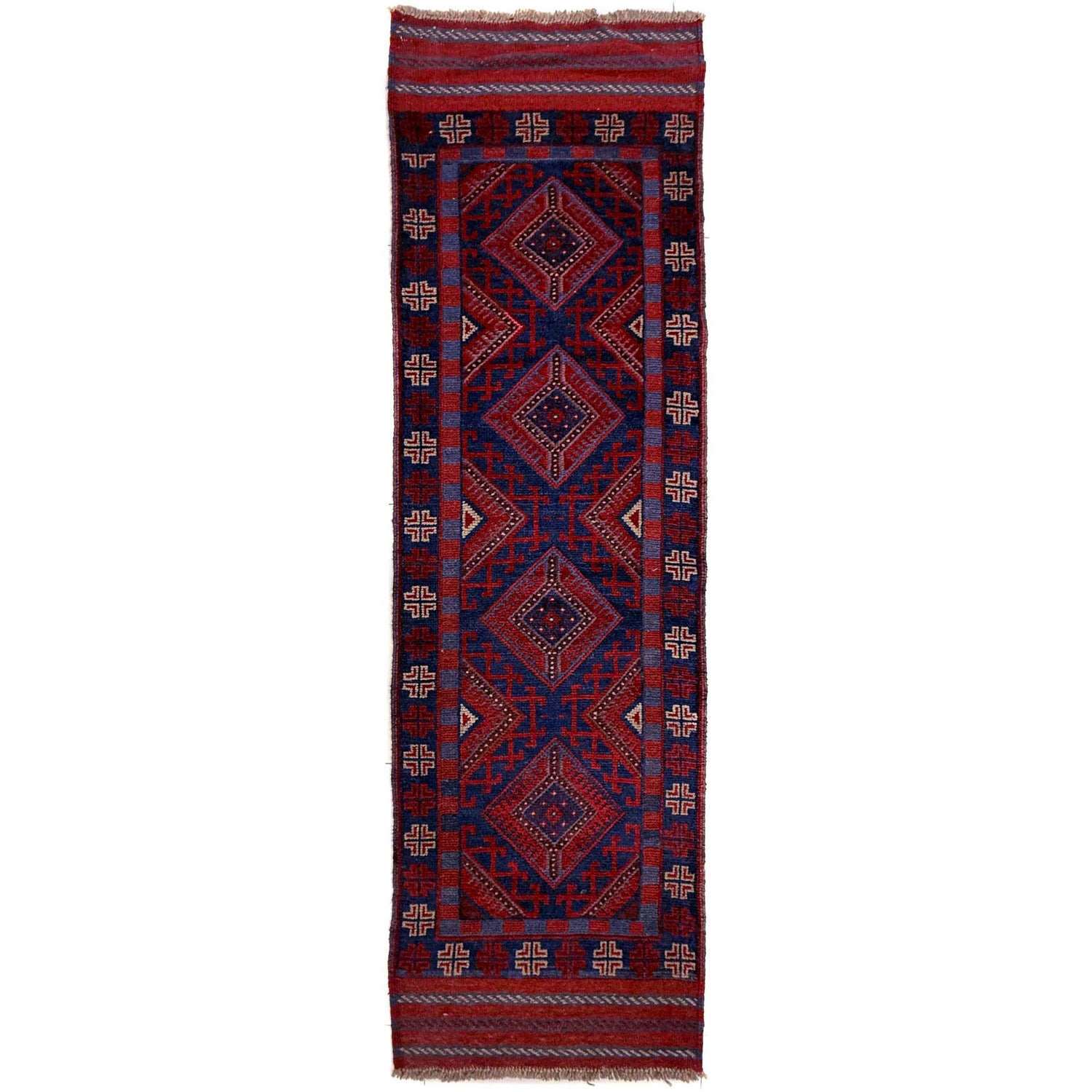 Red Color Mashwani Short Runner 2' 3" x 7' 9" (ft) - No. Y39534