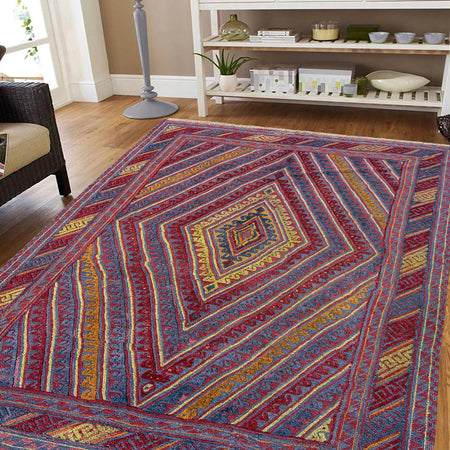 Multi Color Mashwani Rug 4' 9" x 6' 3" (ft) - No. Y39538