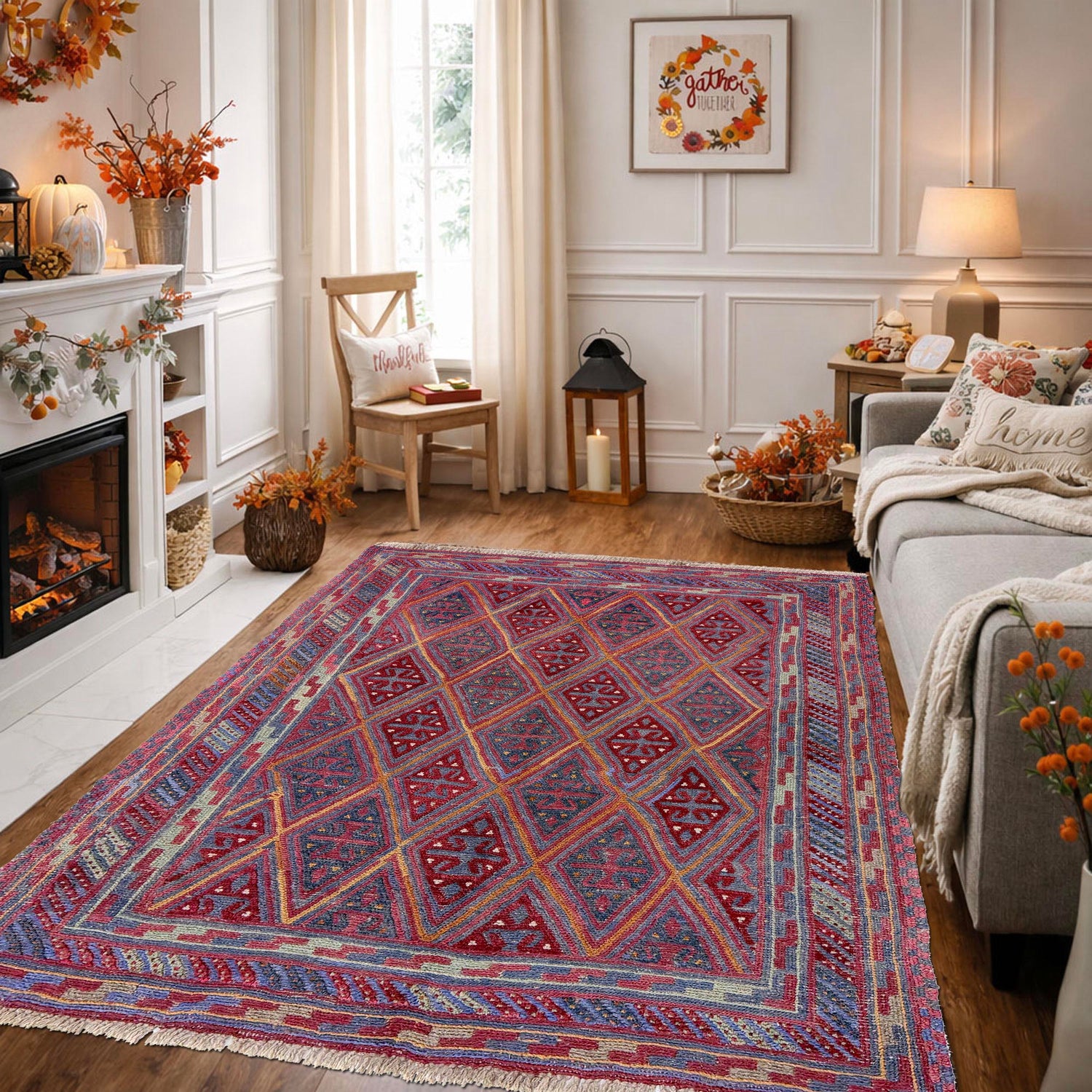 Small Square Rug 3' 8" x 4' 2" (ft) - No. Y39539