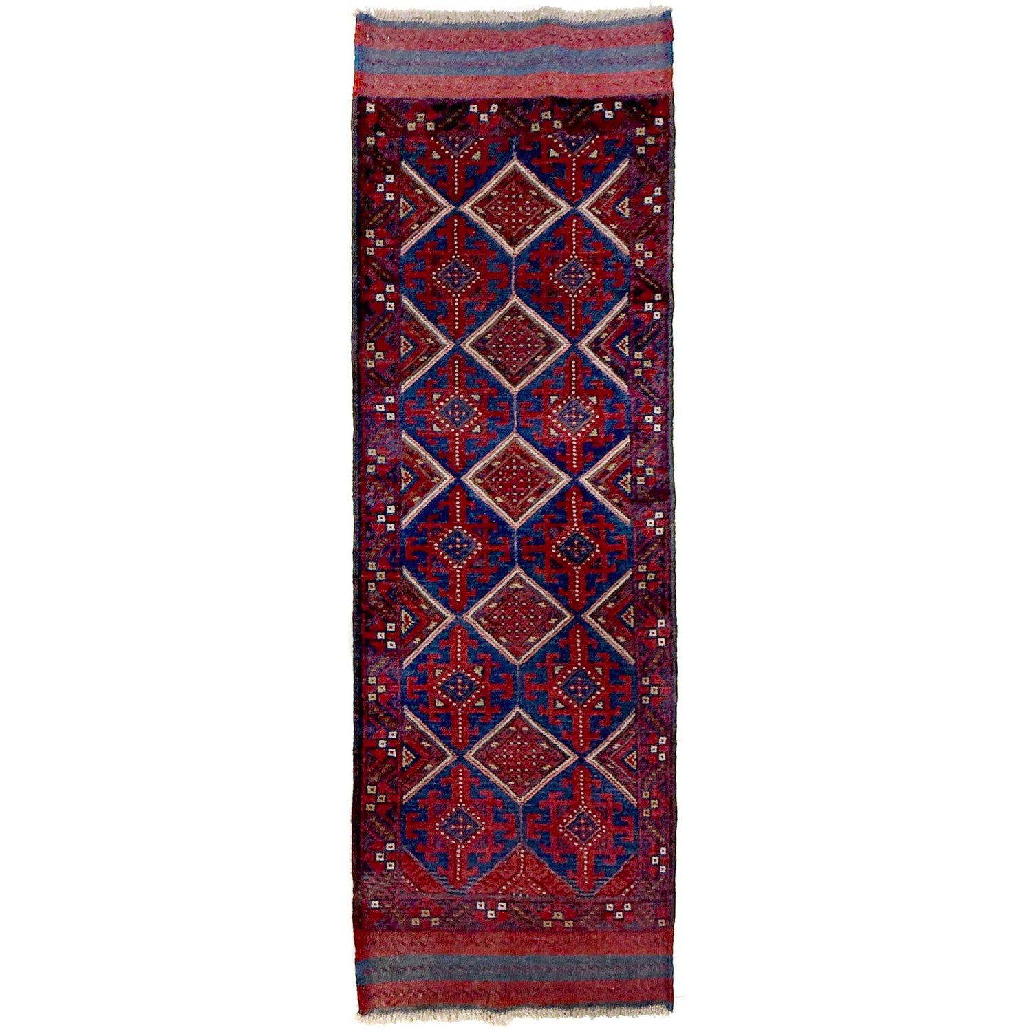 Red Color Mashwani Short Runner 2' 2" x 7' 7" (ft) - No. Y39540