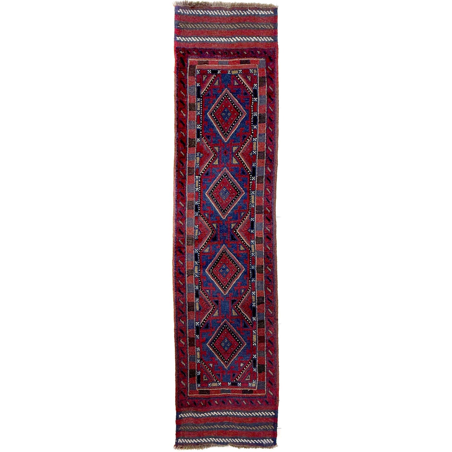 Red Color Mashwani Short Runner 1' 10" x 7' 11" (ft) - No. Y39544