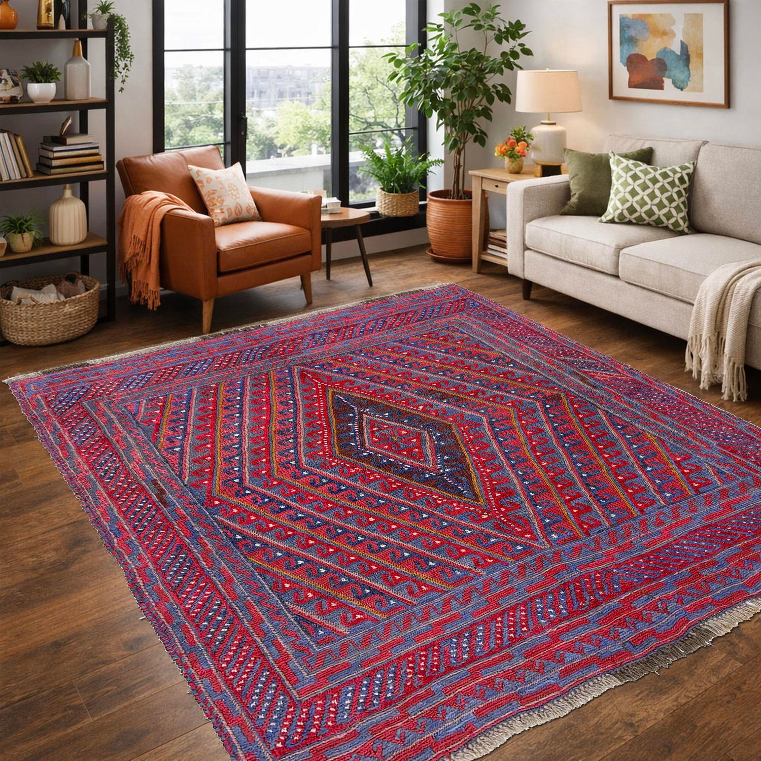 Small Square Rug 4' 5" x 4' 0" (ft) - No. Y39545