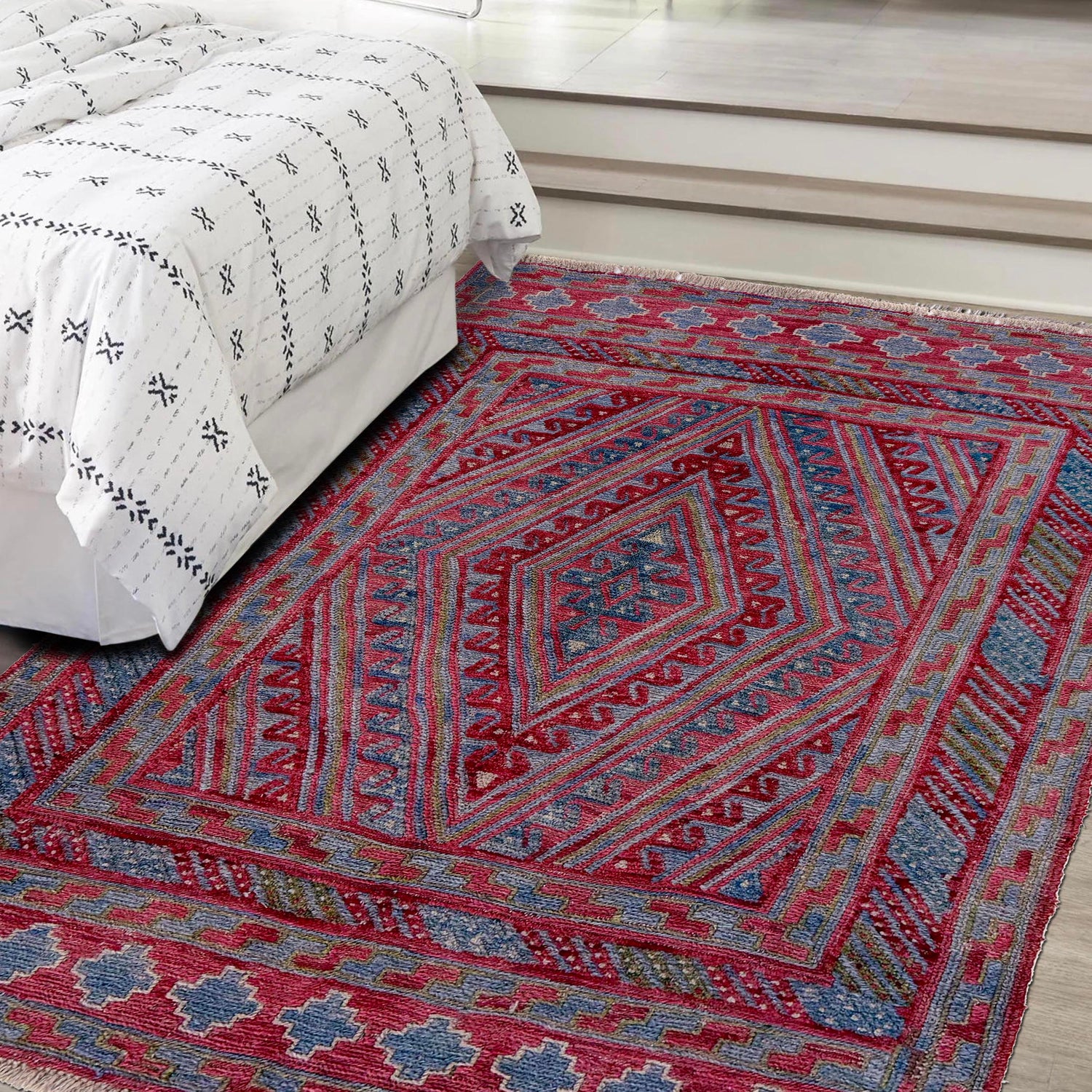 Small Square Rug 3' 8" x 4' 2" (ft) - No. Y39547