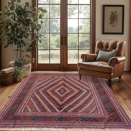 Small Square Rug 3' 8" x 4' 2" (ft) - No. Y39548