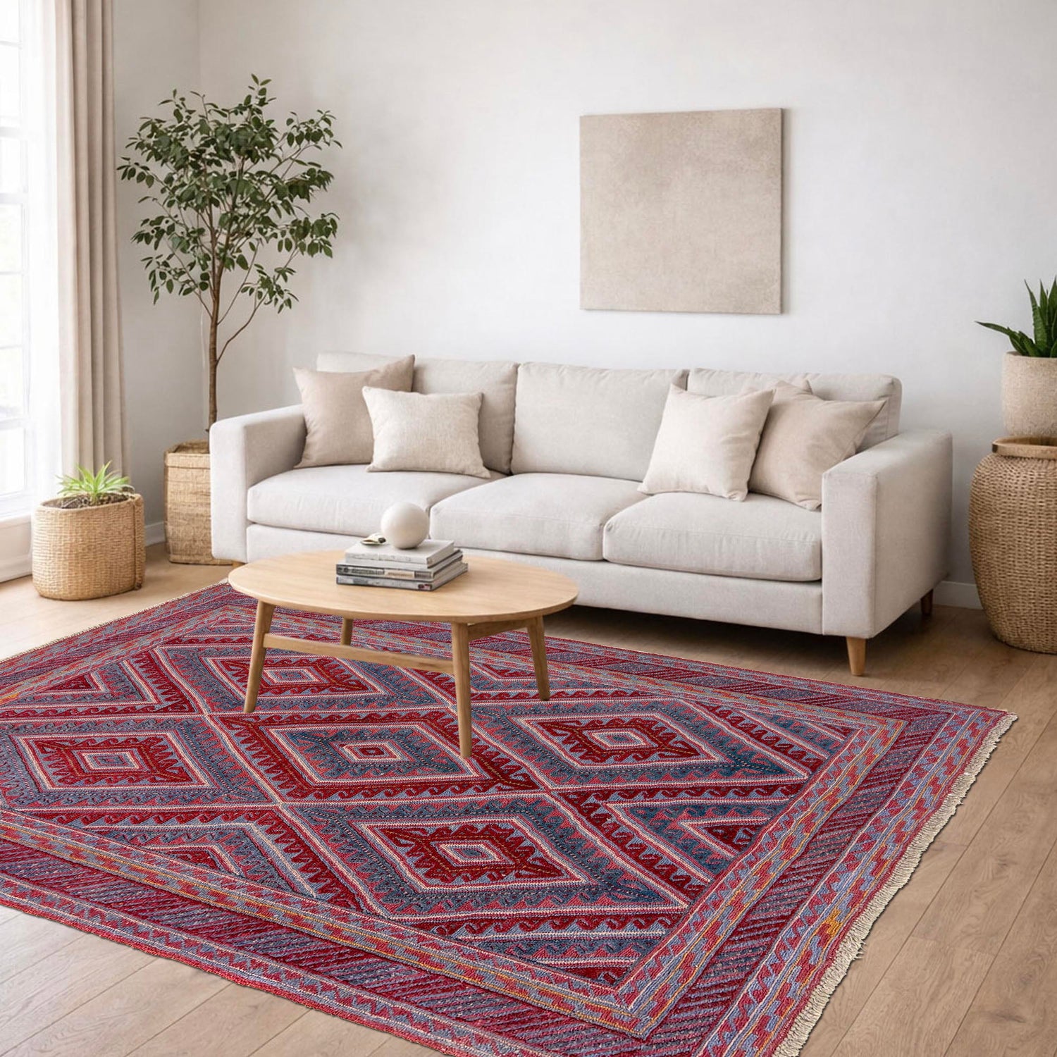 Multi Color Mashwani Rug 4' 11" x 6' 2" (ft) - No. Y39552