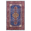 Blue Color Handmade Kazak Rug 3' 11" x 6' 1" (ft) - No. Y39556