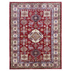 Red Color Handmade Kazak Rug 4' 2" x 5' 11" (ft) - No. Y39557