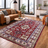 Red Color Handmade Kazak Rug 4' 2" x 5' 11" (ft) - No. Y39557