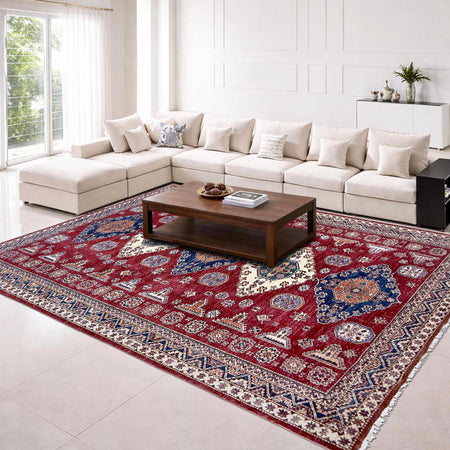 Fine Kazak Carpet 6' 9" x 10' 0" (ft) - No. Y39562